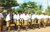 RSS men take out Root March in Bantwal